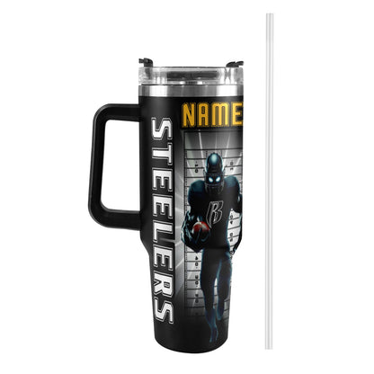 RR STEELERS 40OZ STAINLESS STEEL TUMBLER 2025