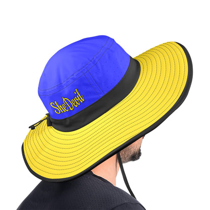 One Unit Wide Brim Bucket Hat