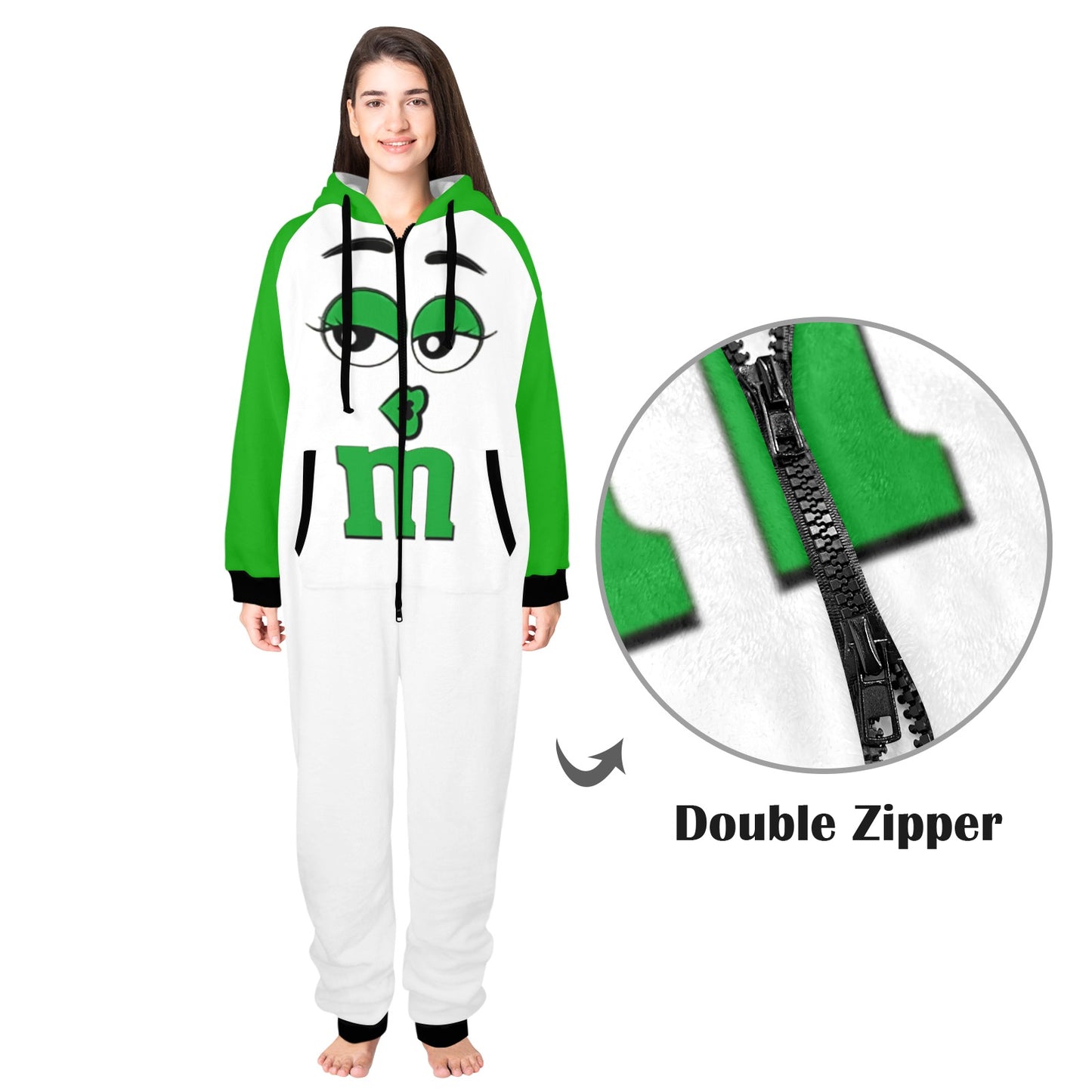 M&M Unisex Onesie Green