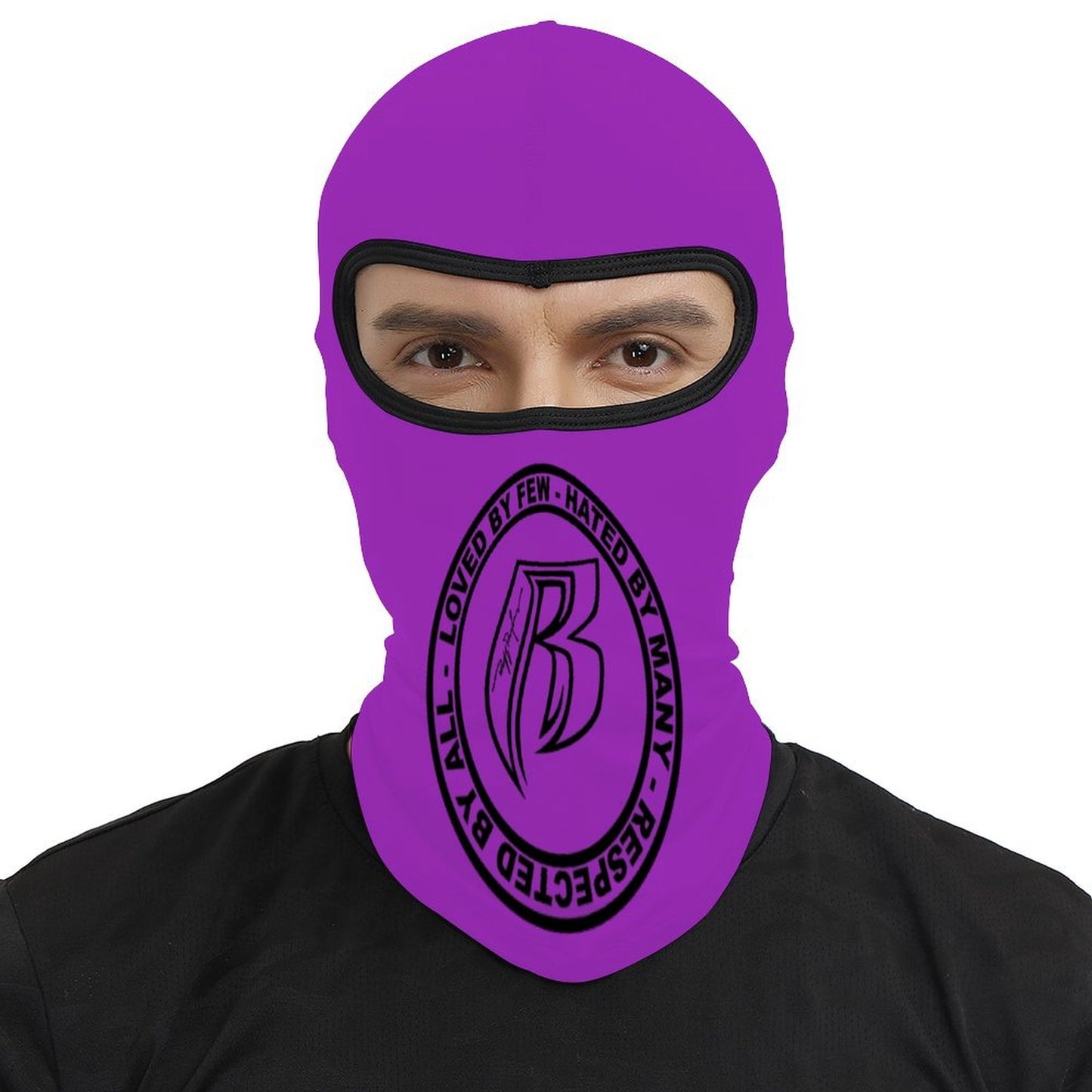 RR Full Mask Purple Logo