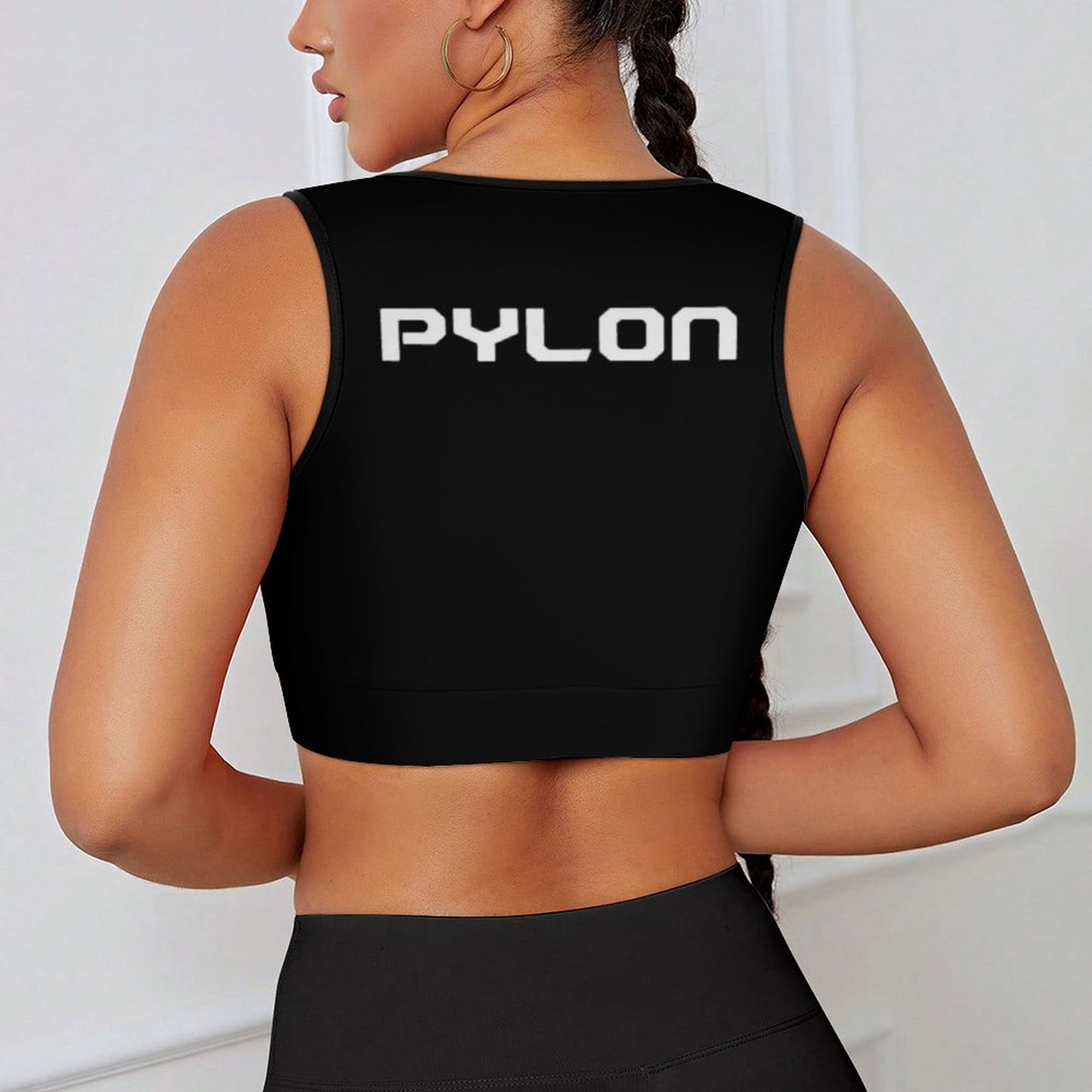Pylon Yoga Top Blk