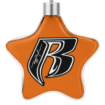 RR Christmas Hanging Star - Orange