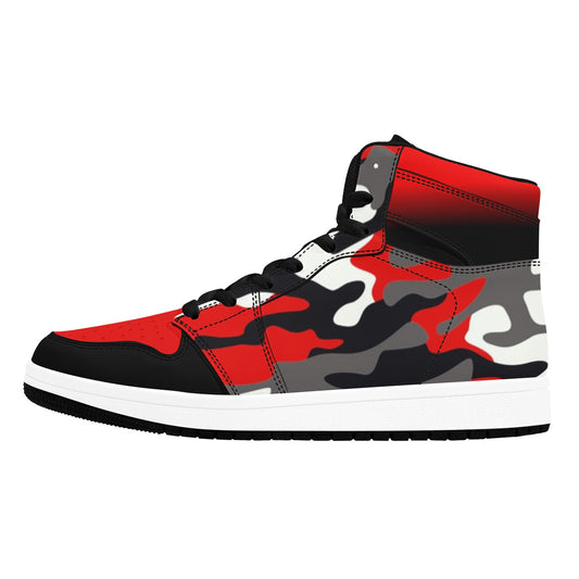 RR Red Camo High Top Sneakers