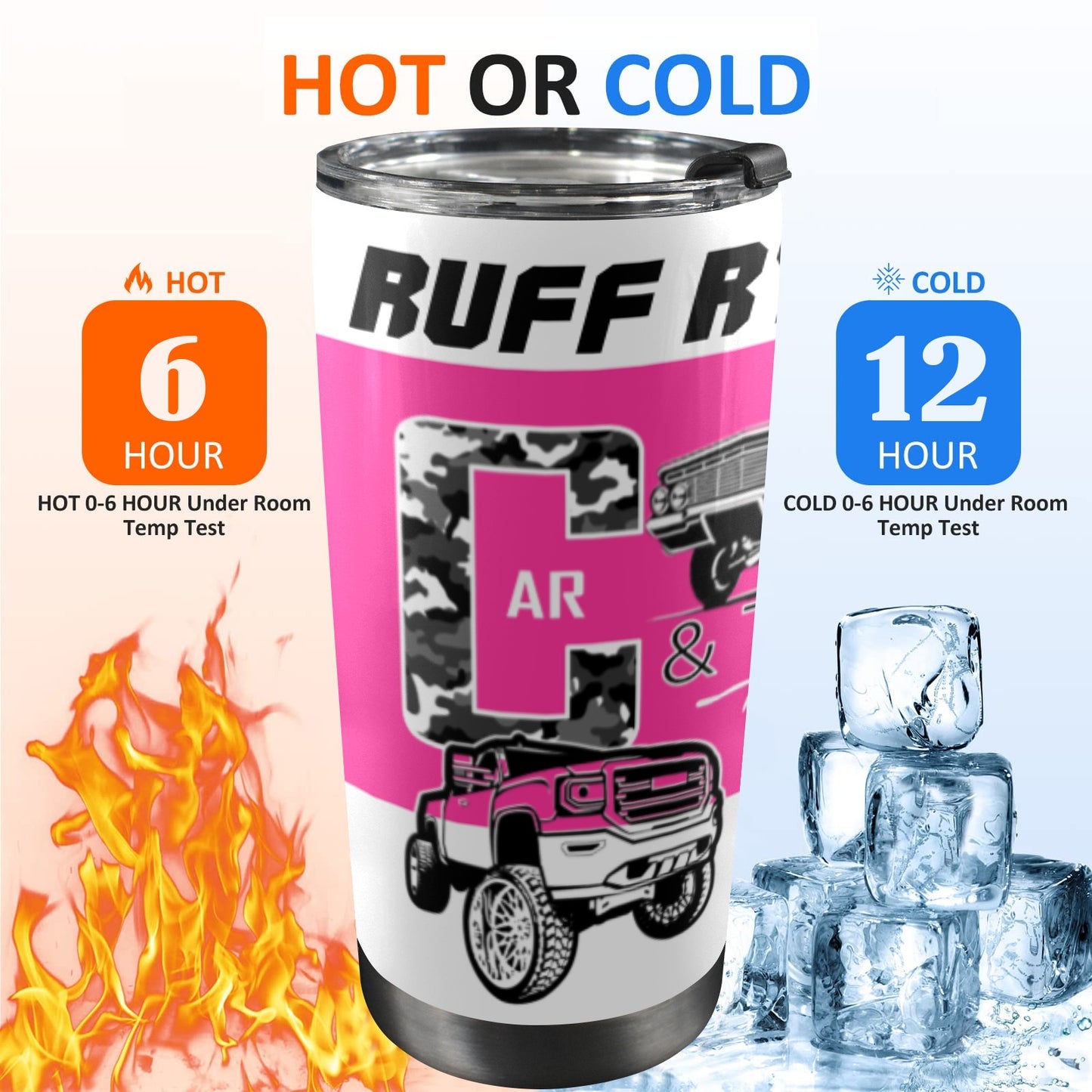 RR Tumbler Car and Truck - Print