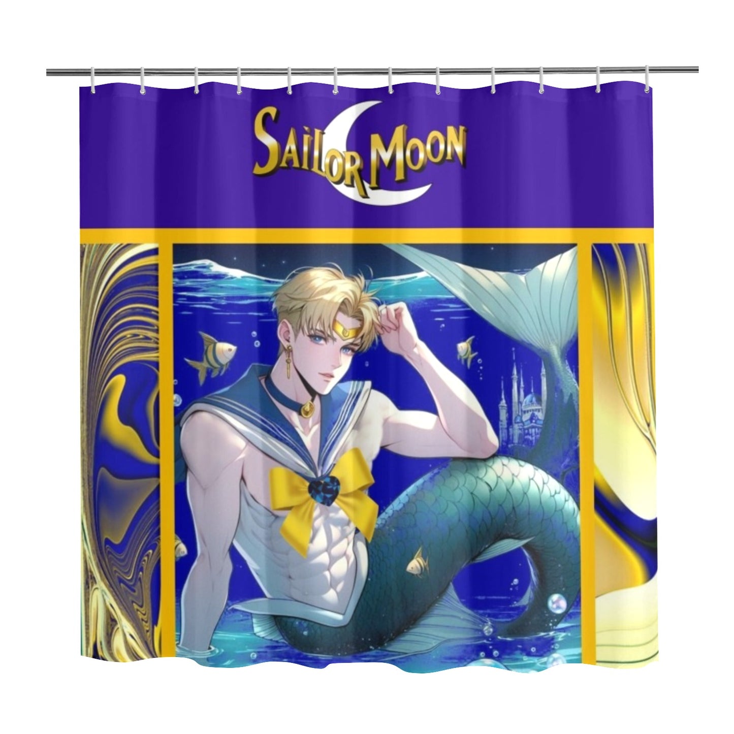 Sailor Uranus shower curtain Shower Curtain 72" x 72"