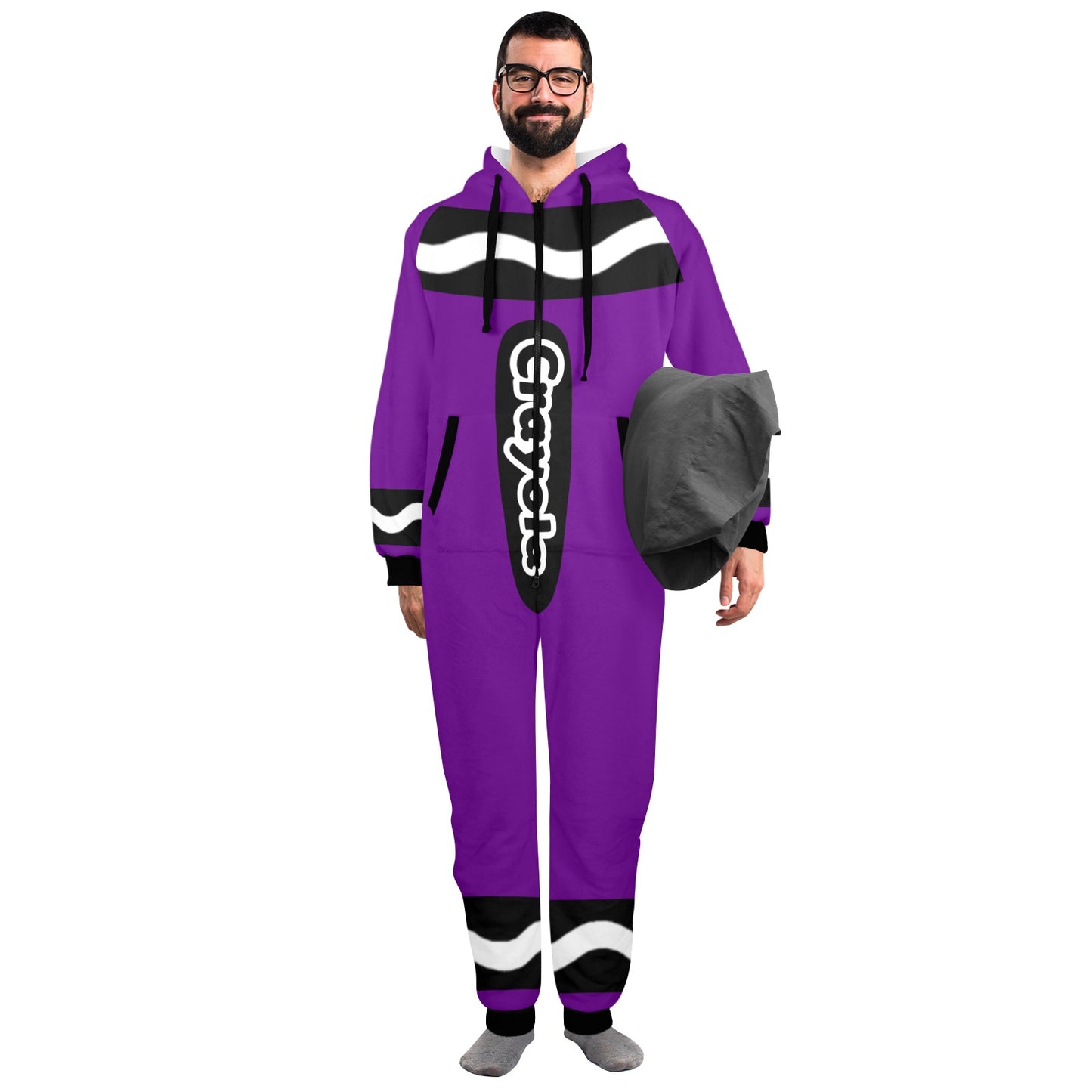 Crayon Unisex Onesie Purple