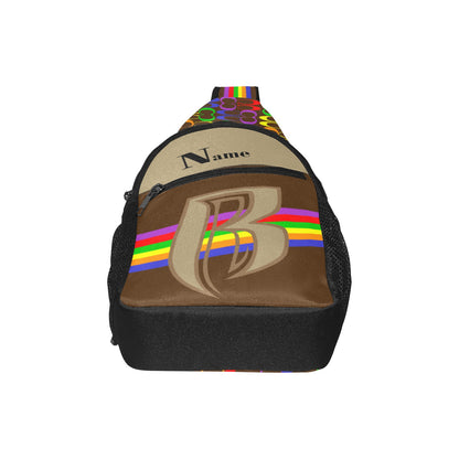 RR Crossbody Bag c0ach All Over Print Chest Bag (Model 1719)