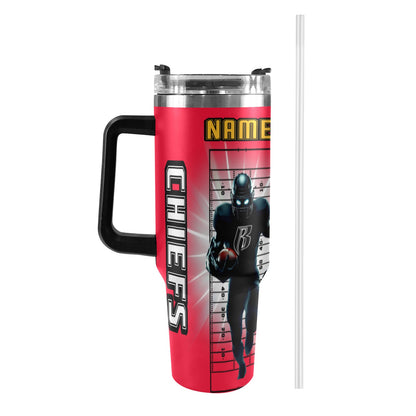 RR CHIEFS 40OZ STAINLESS STEEL TUMBLER 2025