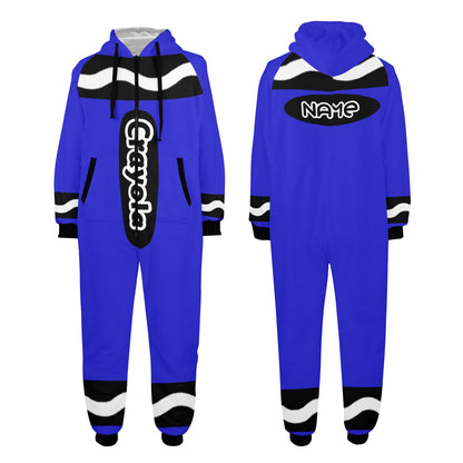 Crayon Unisex Onesie Blue