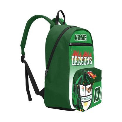 Allderdice Dragons Large Capacity Travel Backpack 1 - Add your name.