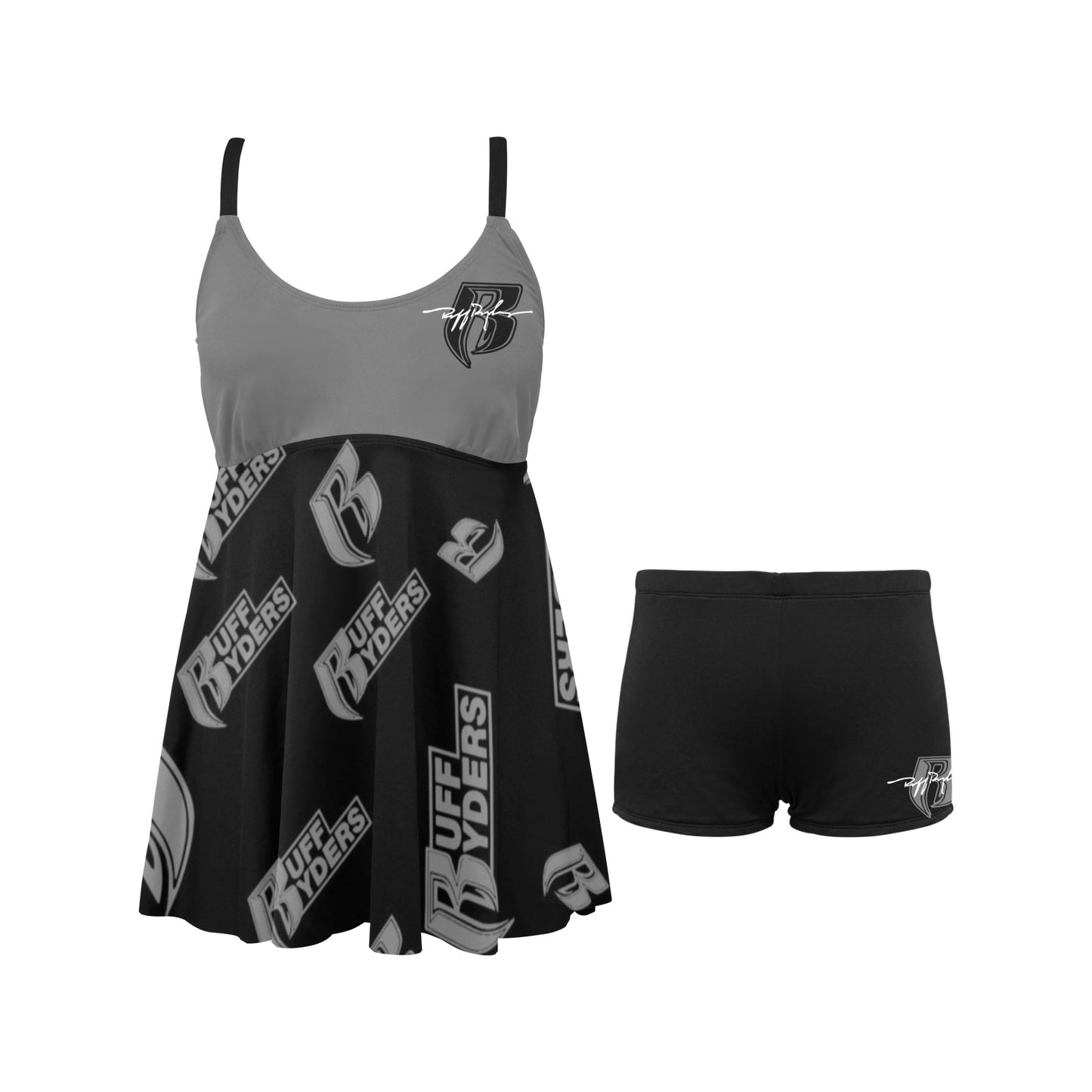 RR Swim Dress Gry Bandana