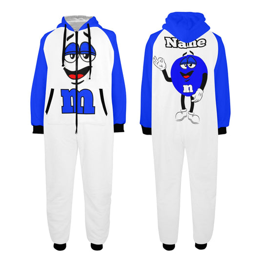 M&M Unisex Onesie Blue