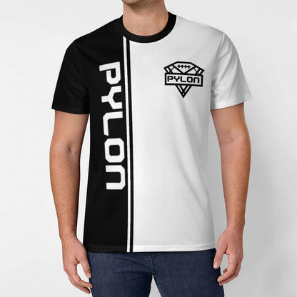 Pylon Ice Silk Tee Blk/Wht Half