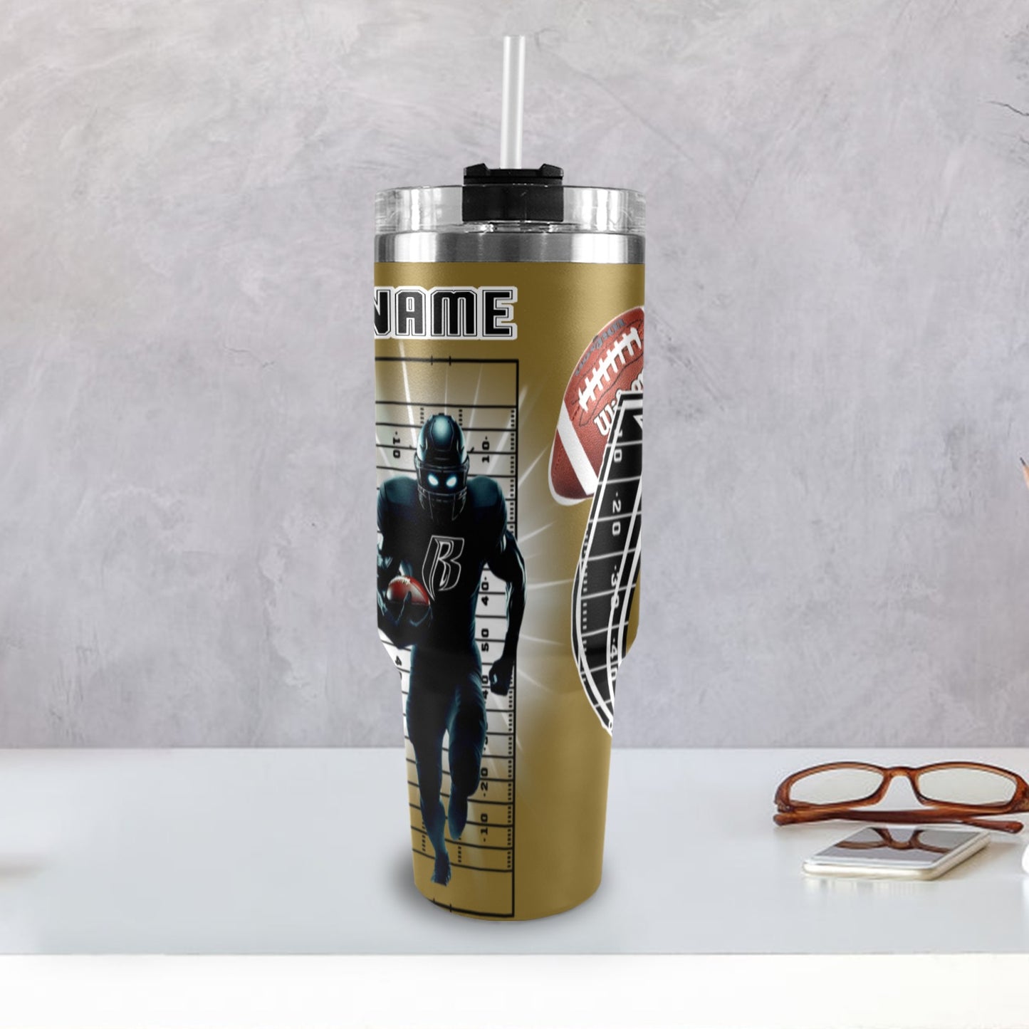 RR SAINTS 40OZ STAINLESS STEEL TUMBLER 2025