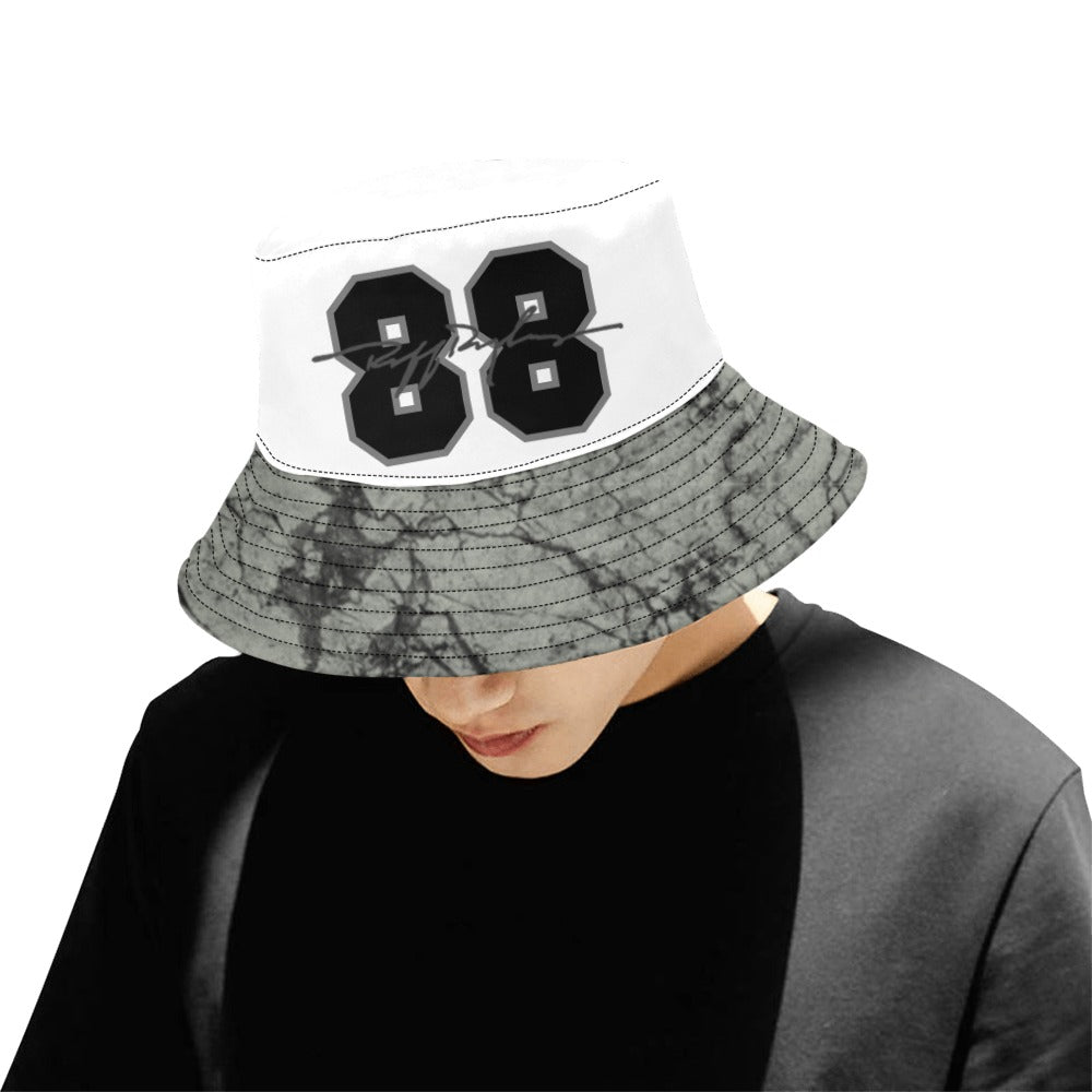 RR Bucket Hat Stonewash Wht