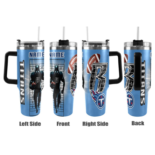 RR TITANS 40OZ STAINLESS STEEL TUMBLER 2025