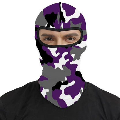 RR Full Mask Purple Camo