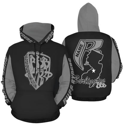 BBB Big Bad Burlington State Hoodie Gry