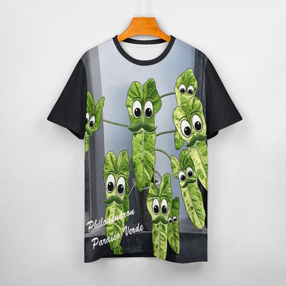Plant Love Ice Silk Tee - Philodendron Paraiso Verde