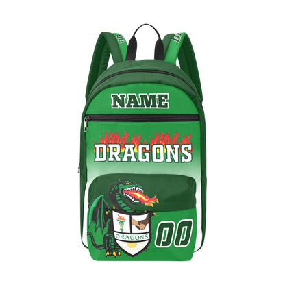 Allderdice Dragons Large Capacity Travel Backpack 1 - Add your name.