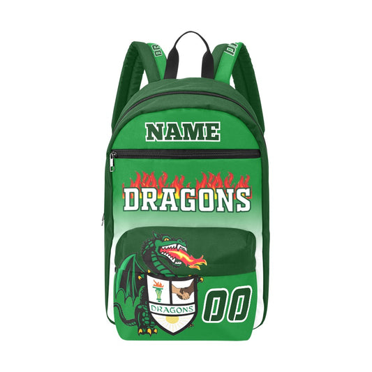 Allderdice Dragons Large Capacity Travel Backpack 1 - Add your name.