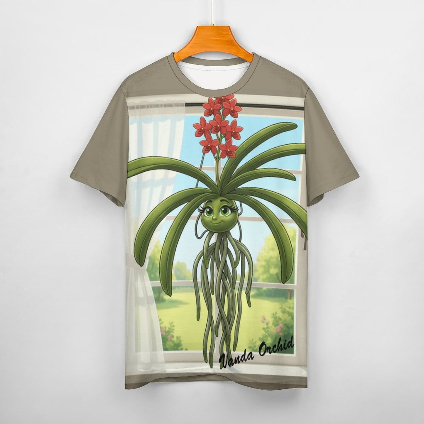Plant Love Ice Silk Tee - Vanda Orchid