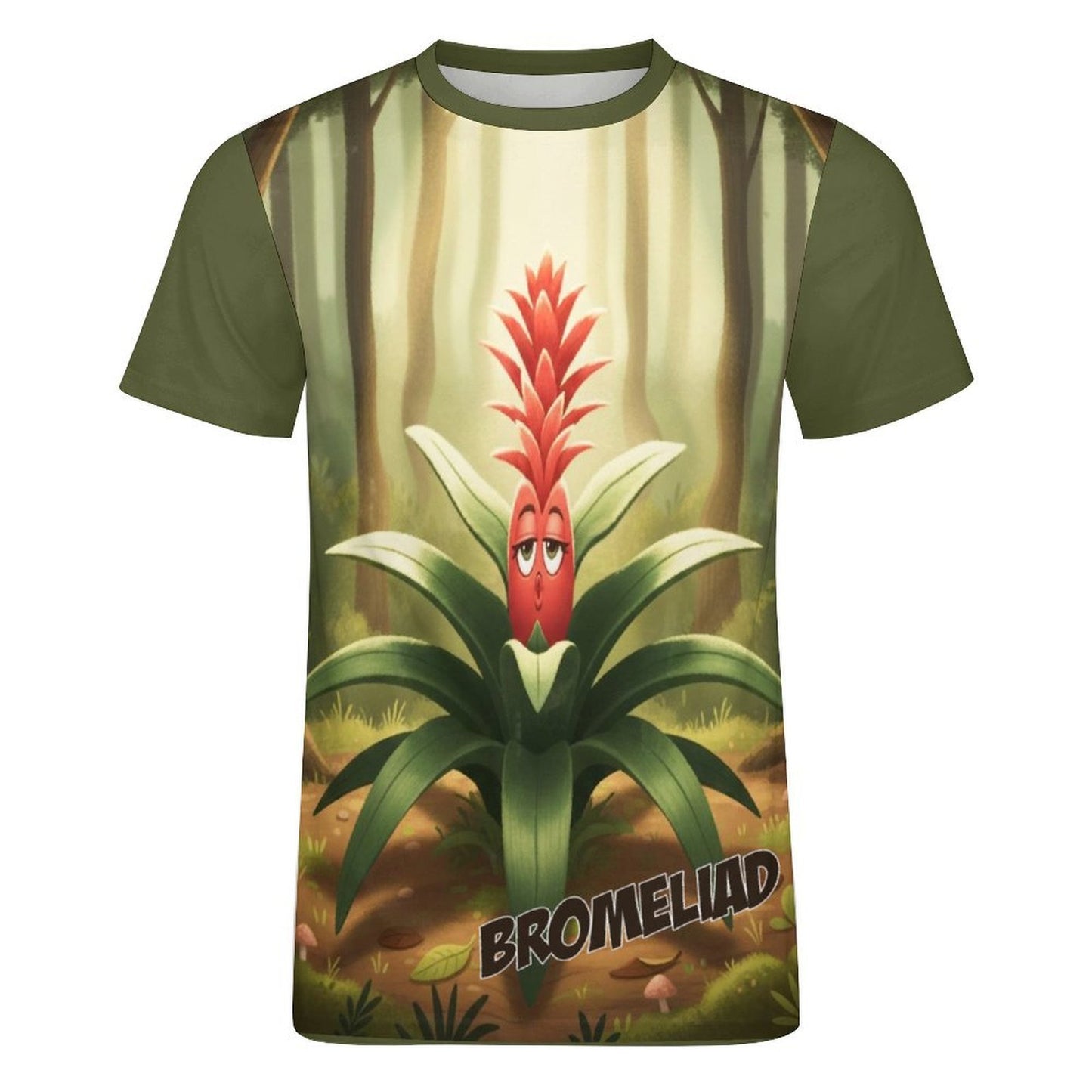 Plant Love Ice Silk Tee - Bromeliad