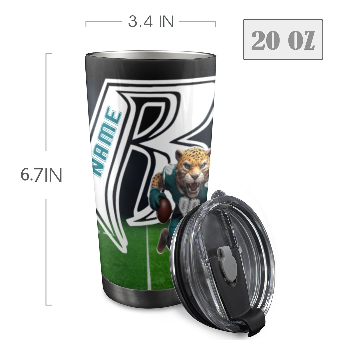 RR Jaguars 20oz Mobile Tumbler 2024