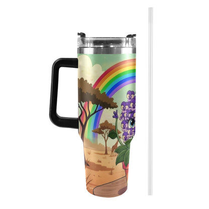 Plant Love African Violet 40oz Stainless Steel Tumbler