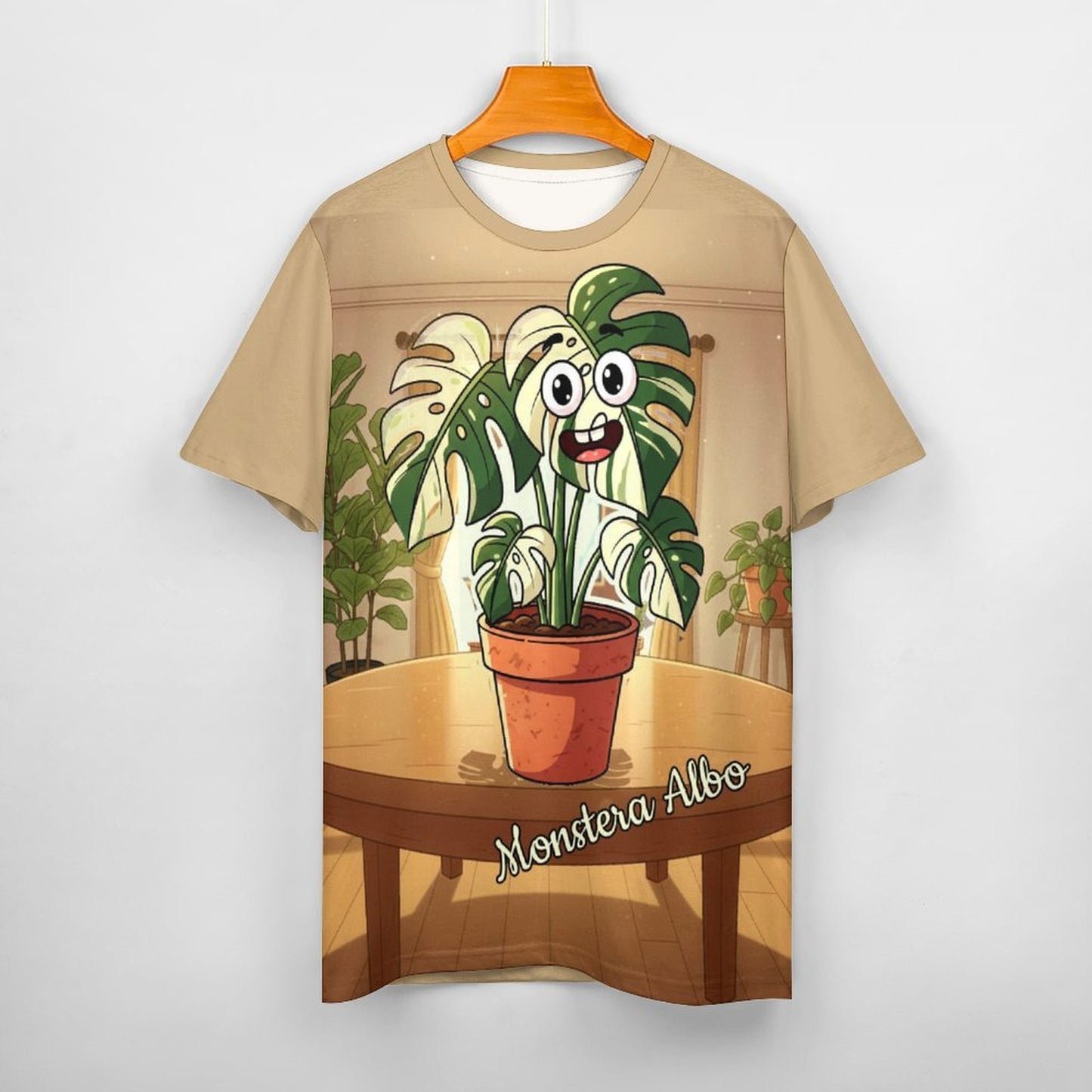 Plant Love Ice Silk Tee - Monstera Albo