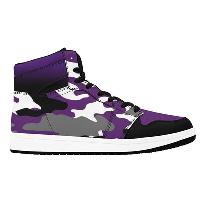 RR Purple Camo High Top Sneakers