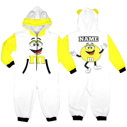 Kids M&M Onesie Yellow