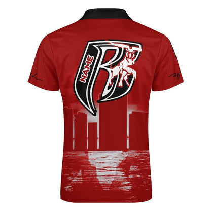 Fort Worth Short Sleeve Zippered Polo