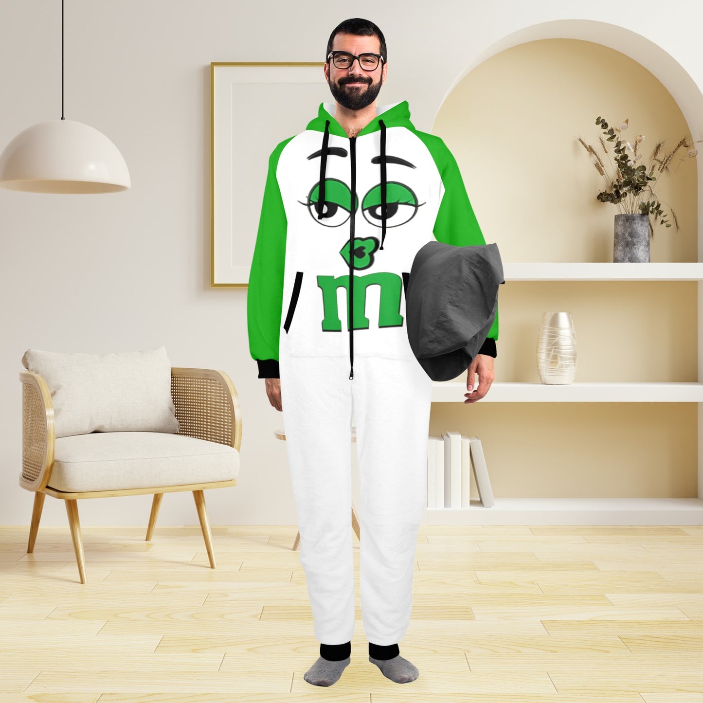 M&M Unisex Onesie Green