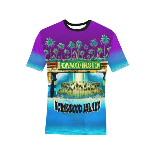 Homewood Island T-shirt Purple