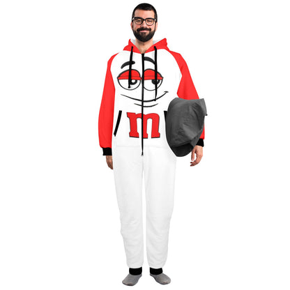 M&M Unisex Onesie Red