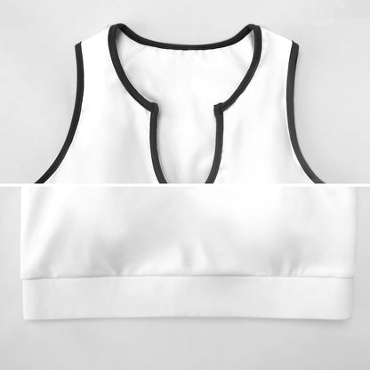 Fort Worth Spandex Crop Top Wht