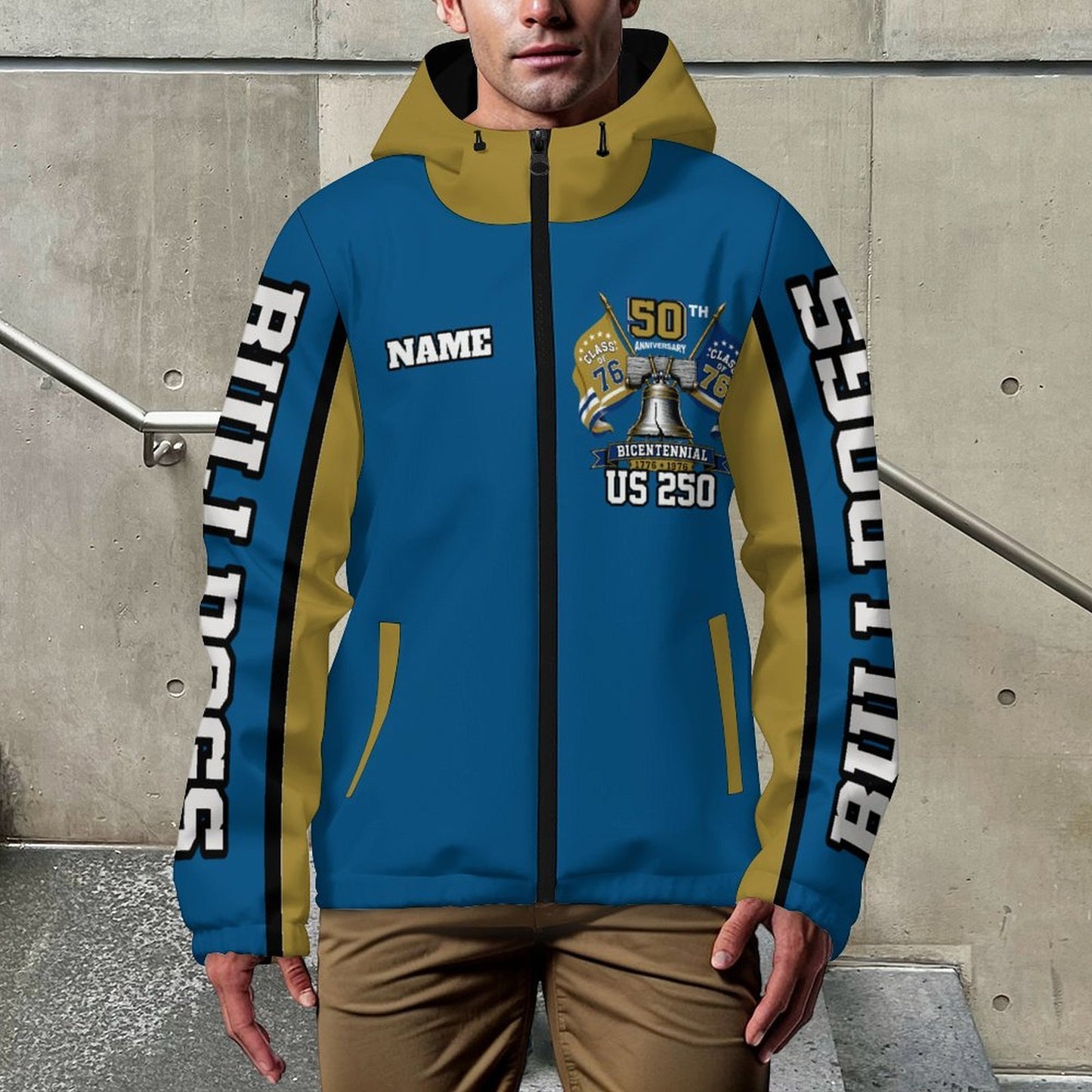 Savannah Bulldogs Hooded Windbreaker Jacket