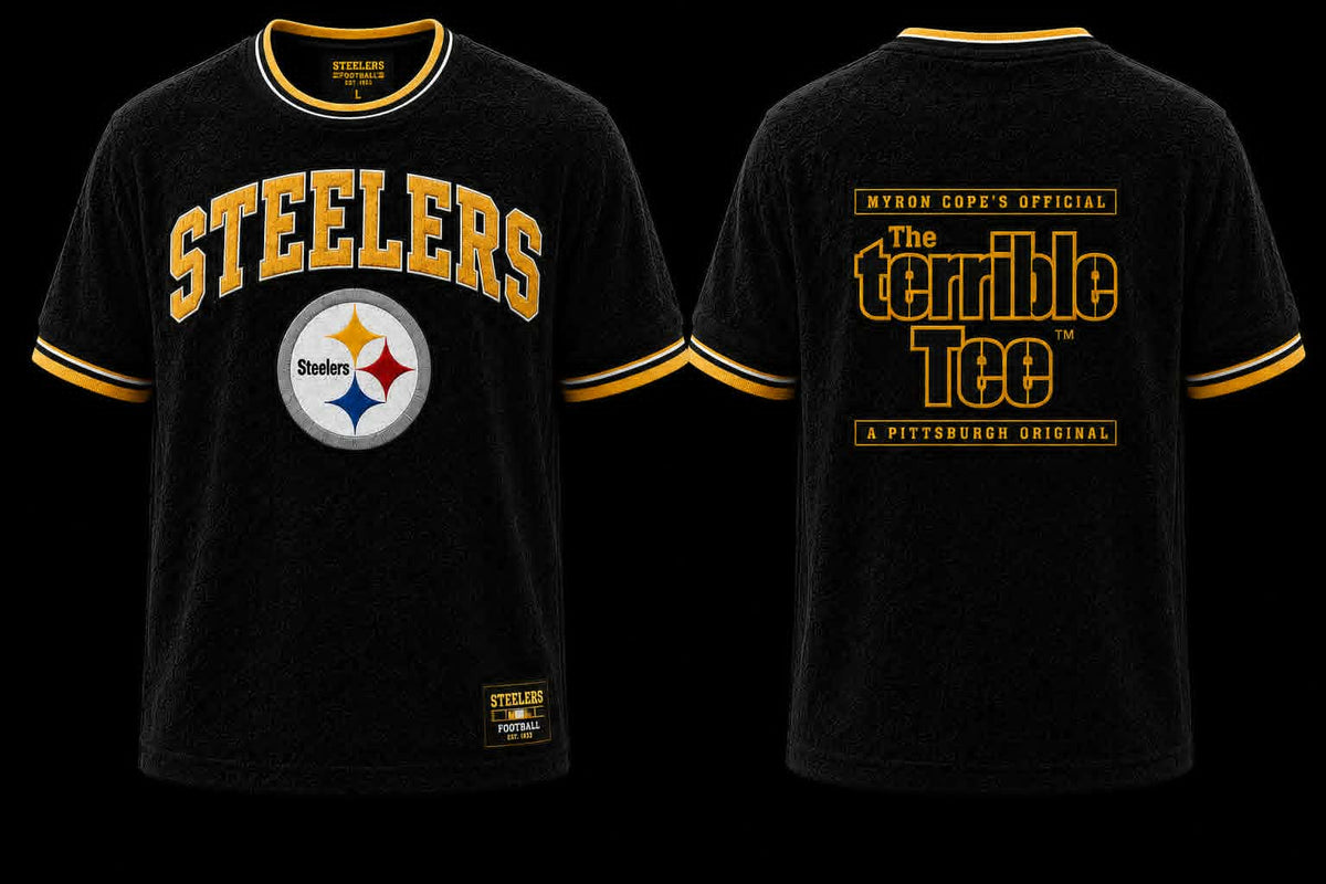 Pittsburgh Terrible Terry Cloth Tee - Black
