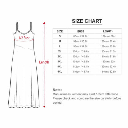 CMR Spaghetti Strap Ankle-Length Dress