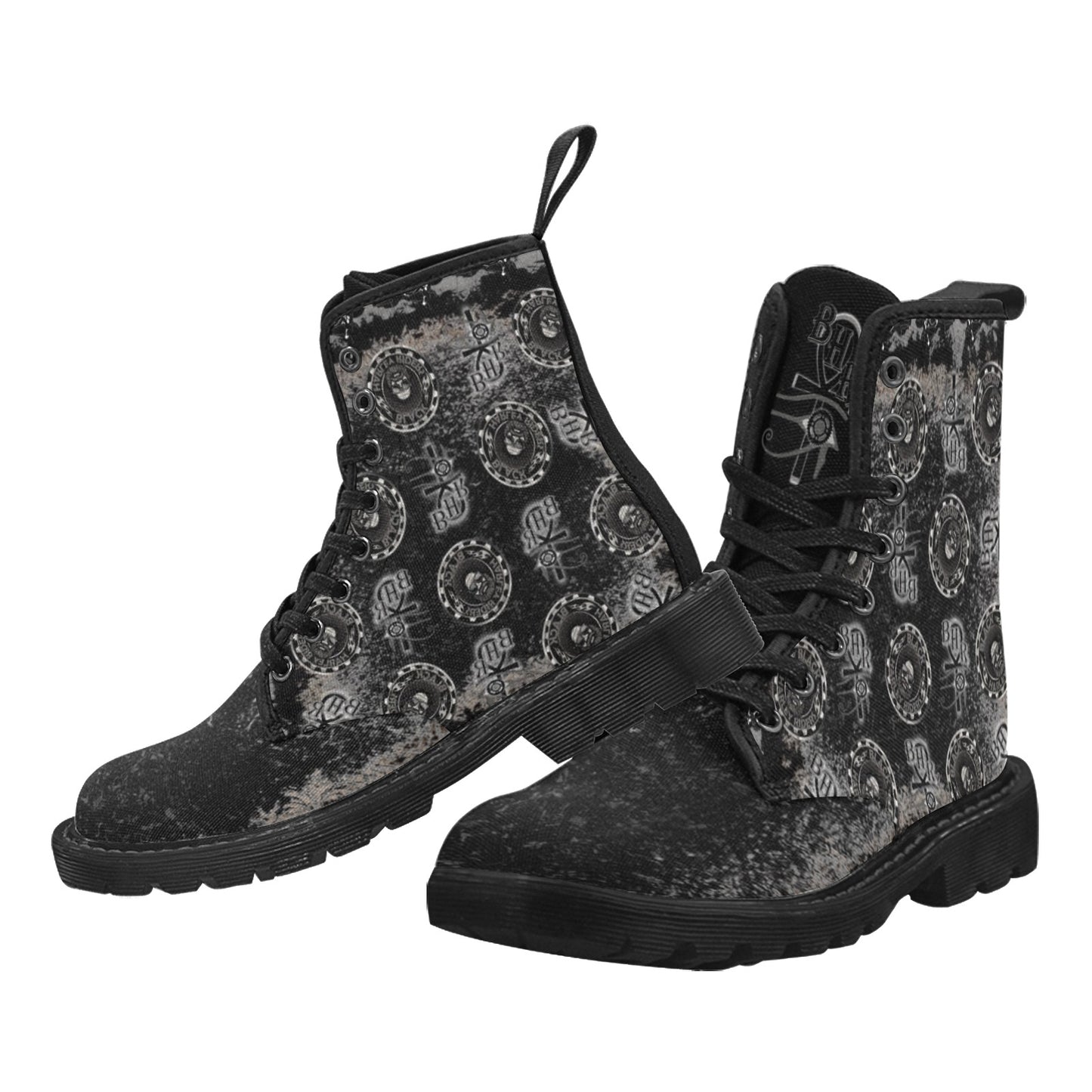 BHR Boots Bandana Print Blk