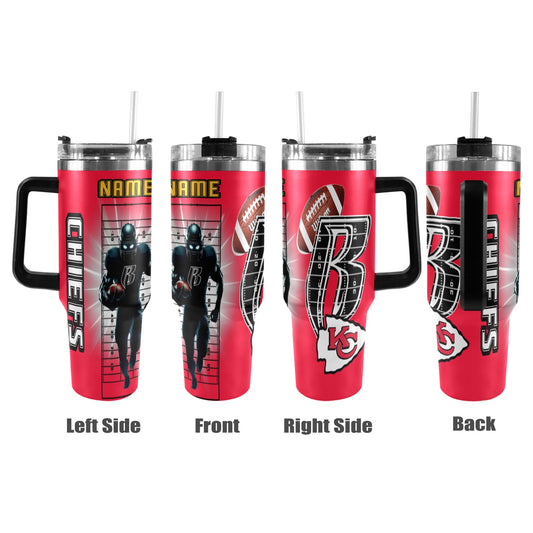 RR CHIEFS 40OZ STAINLESS STEEL TUMBLER 2025