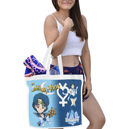 Sailor Mercury Canvas Beach Bag