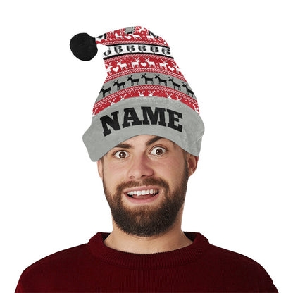 RR Christmas Flannel Hat - Blk/Rd/Gry