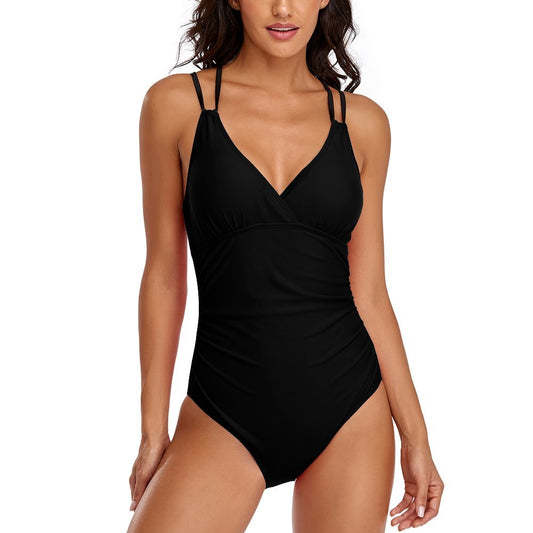 CMR Two String Shoulder One Piece Swimsuit