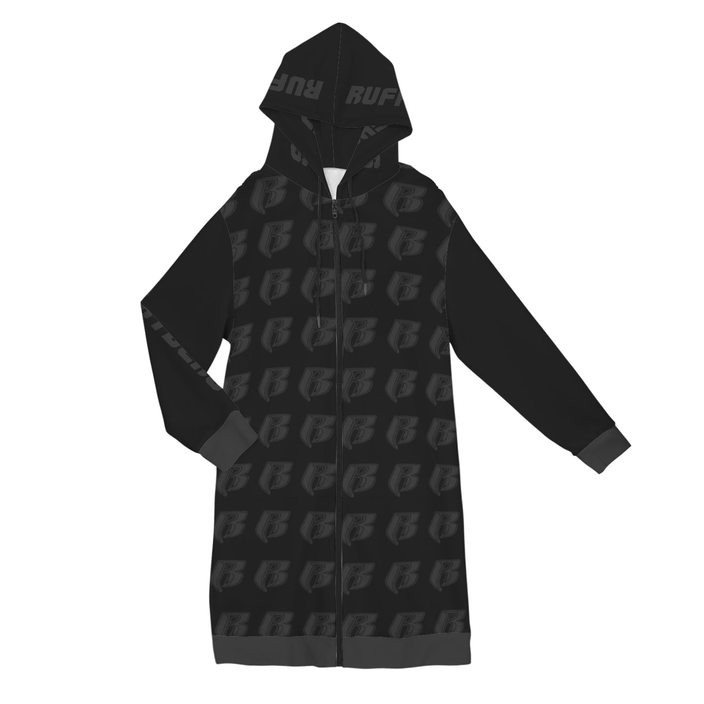 RR Blk Shadow Women's Long Coat