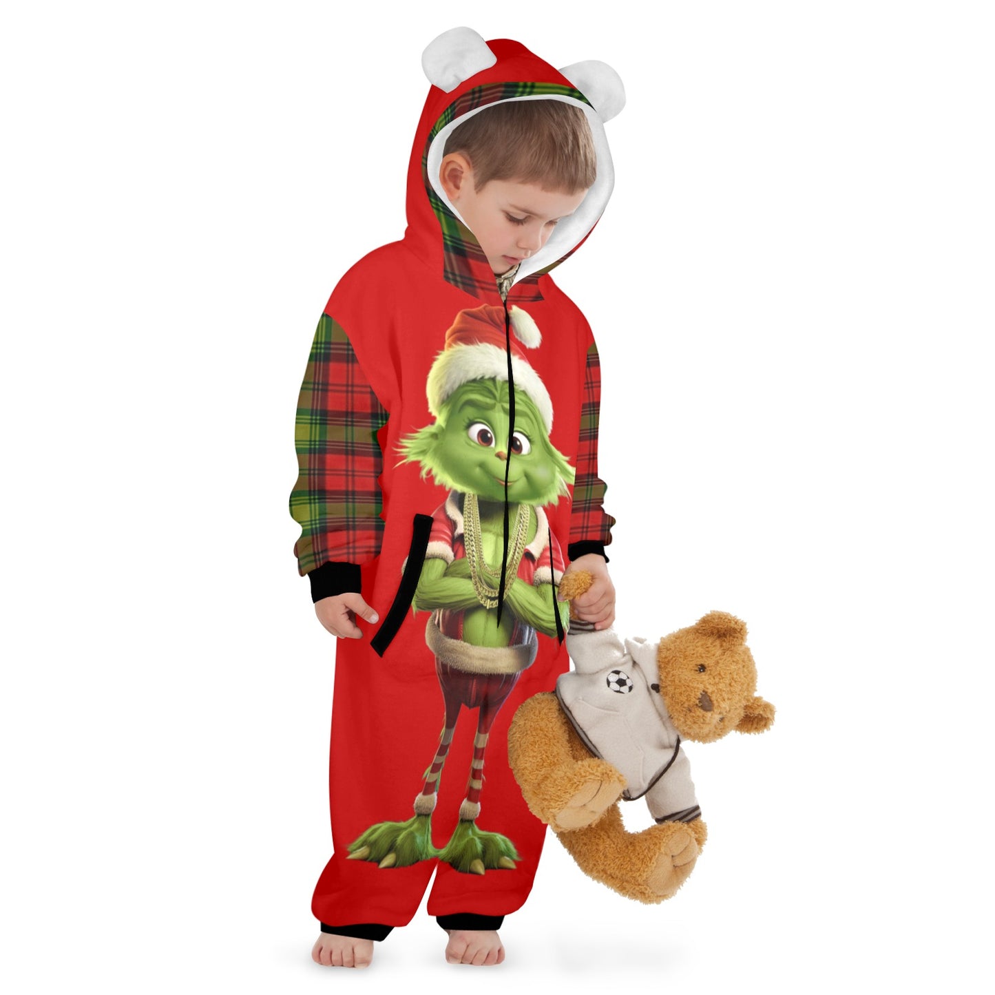 Kids Grinch Onesie Boy