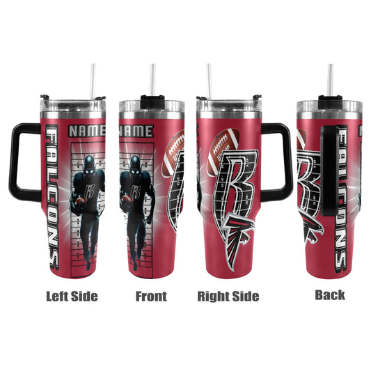 RR FALCONS 40OZ STAINLESS STEEL TUMBLER 2025