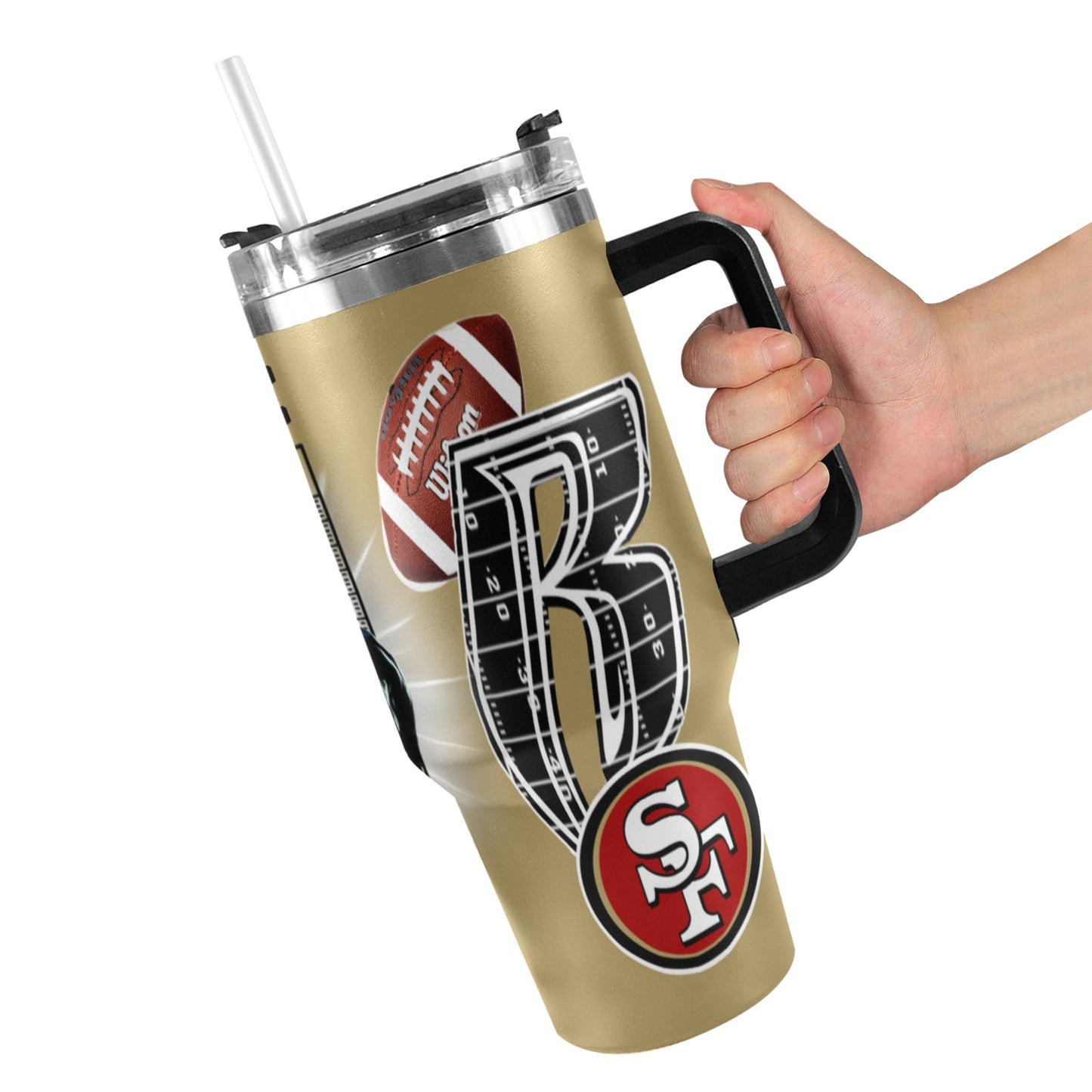 RR 49ERS 40OZ STAINLESS STEEL TUMBLER 2025