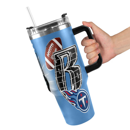 RR TITANS 40OZ STAINLESS STEEL TUMBLER 2025